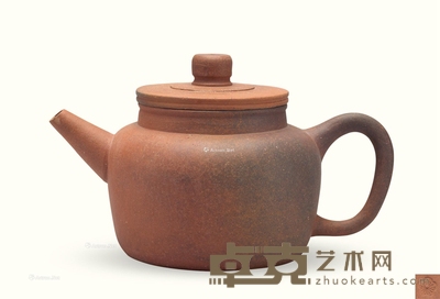 明 平盖铺砂直圆壶 长20.5cm；高12cm