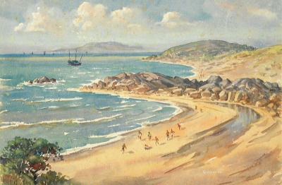 潘思同     1964年作 海滩