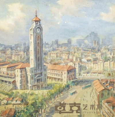 潘思同     1957年作 上海图书馆 33.3×32.8cm