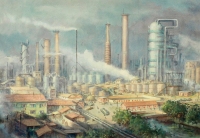 潘思同     1974年作 上海炼油厂