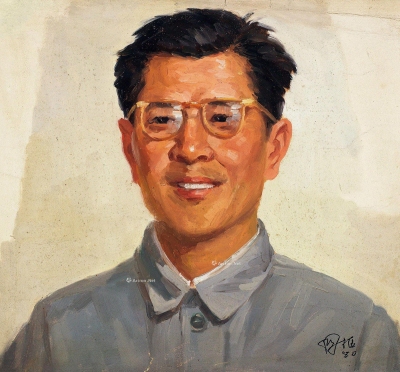 刘国枢     1980年作 男子肖像