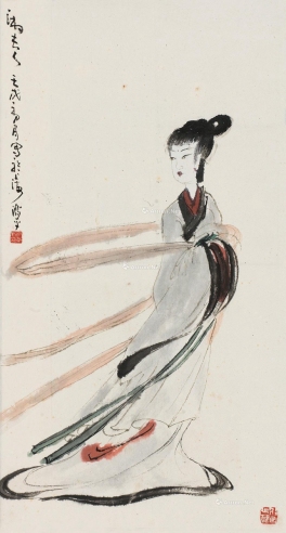 刘济平     1982年作 湘夫人图
