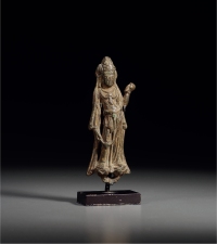 唐·铜鎏金观音菩萨像