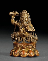 十六世纪 铜鎏金金刚手菩萨