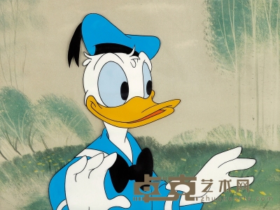 1955年出品 《唐老鸭》 动画赛璐璐片 19.5×24.5cm
