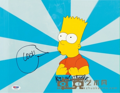 1990年出品 《辛普森一家》 动画赛璐璐片 28×35.5cm