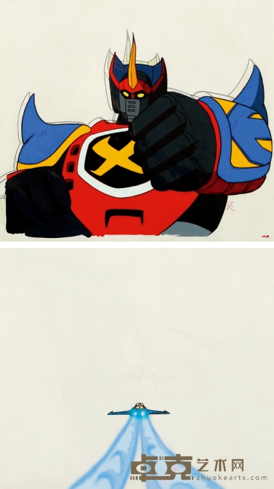 1981年出品 《麦克瑞一号》 动画赛璐璐片 23.5×26.5cm