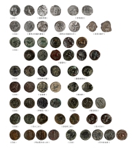古罗马等银、铜币一组四十三枚