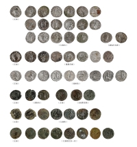 古罗马等银、铜币一组五十枚