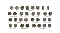 丝路银、铜货币一组十六枚