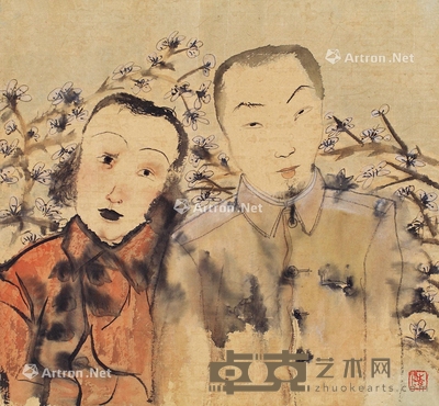 李津     合照 42×44cm