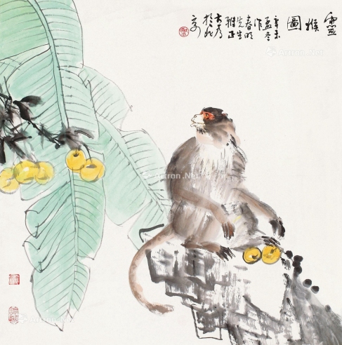 刘大为     1991年作 灵猴图
