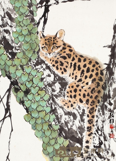 方楚雄     凝视 68×46cm