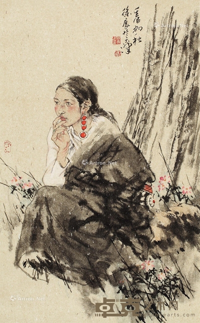 徐展 2012年作 凝视 x 78×48cm