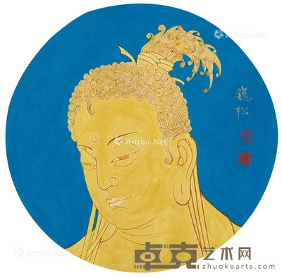 李巍松 佛 25×25cm