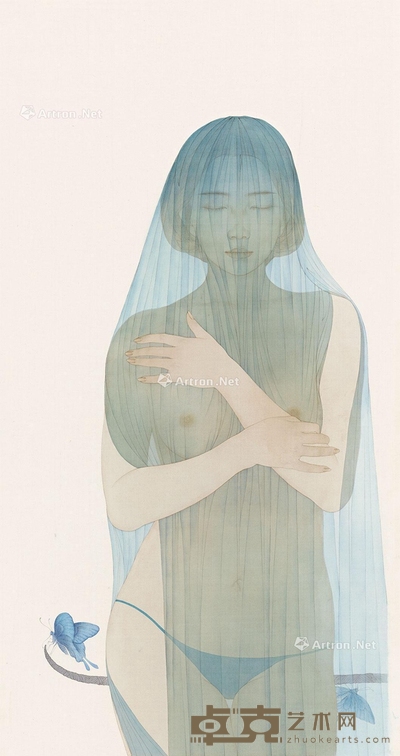 刘瑶 2016年作 朦胧 x 100×50cm