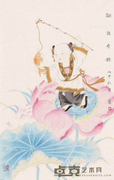 张红燕 2016年作 和气有餘 93×59cm