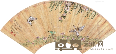 李蕙仙 探花及第图 18×50cm