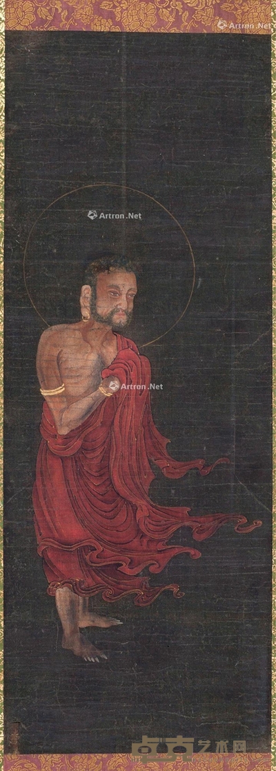 佚名 佛像 81×29.5cm
