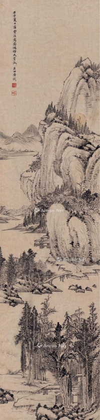 黄钺     壬子（1792）年作 晴峦幽居
