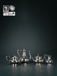 1840年制 纯银咖啡茶具 （四件套）