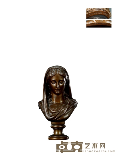 欧仁·埃茨朗 圣母 高34cm；宽18cm