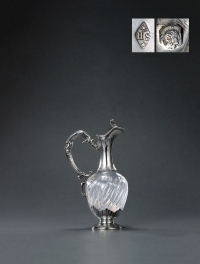 1890年制 纯银酒壶
