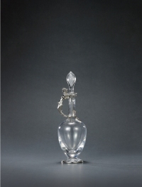 1870年制 纯银美人鱼大型酒壶