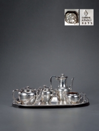 1870年制 纯银咖啡茶具 （四件套）