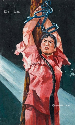 靳尚谊     油画红色娘子军