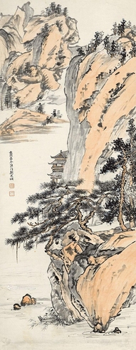 刘子久     山水