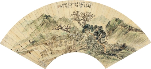 杨伯润     1867年作 山水