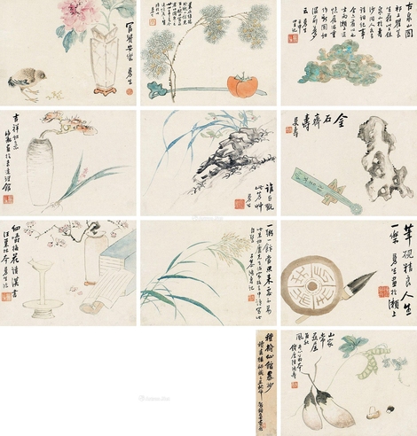 陈鸿寿     壬申（1812）年作 种榆仙馆墨妙册