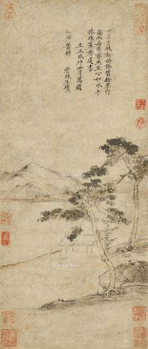 倪瓒 幽居图