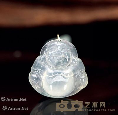 翡翠弥勒佛挂件 --