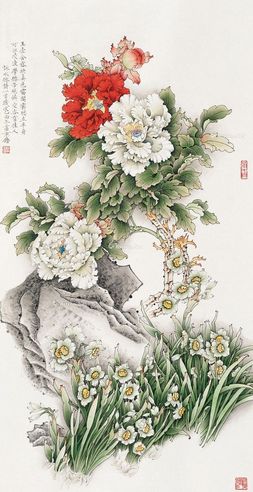 檀东铿 迎春花