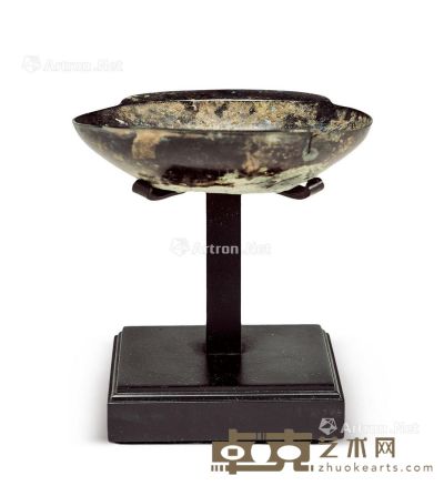 汉代 铜耳杯 9.8×8.7×2.5cm；重50g