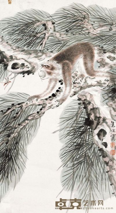 朱偁 朱偁作品 62×34cm