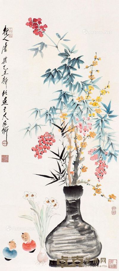 唐云 唐云作品 86×40cm