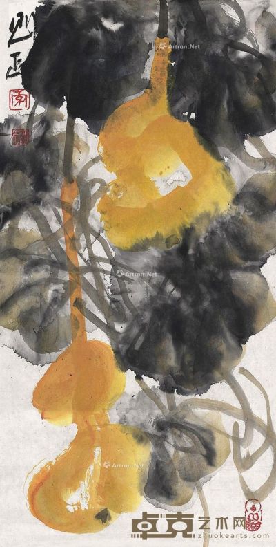 李魁正 葫芦 66×33cm