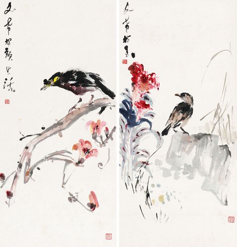 陈文希 花鸟