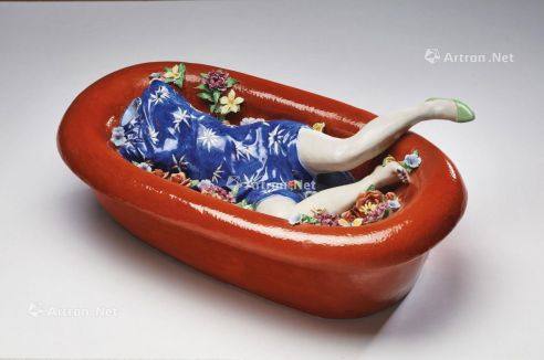 刘建华 二〇〇〇年作 迷恋的记忆系列 陶瓷