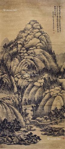 吴历 山色云蒙