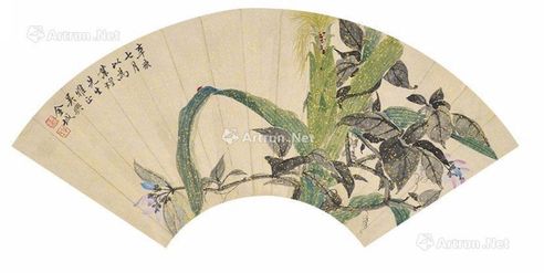 缪嘉惠 扇面