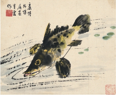吴青霞 鳜鱼图