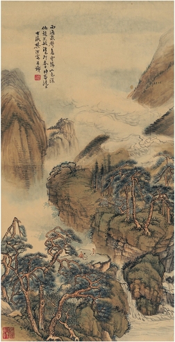 樊浩霖 松坪雅集图