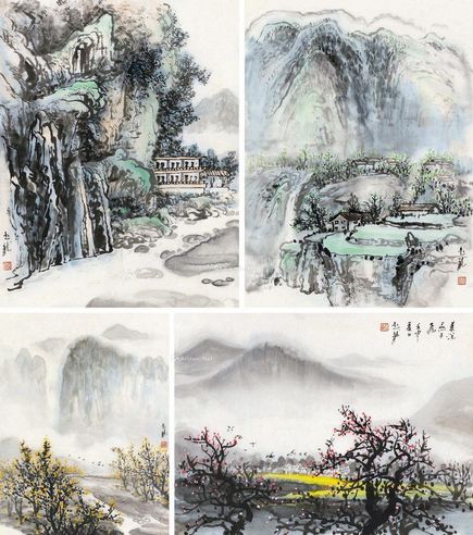 苏起龙 山水