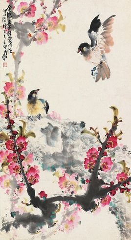 陈子毅 桃花小鸟