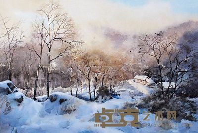 王剑波 走过百里荒冬二 52×77cm