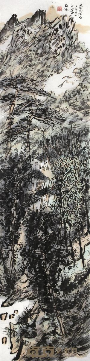 晁海 燕山深处 137×35cm